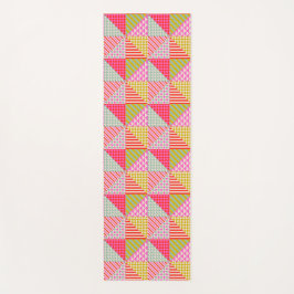 Farbenfrohe Patchwork-Übung-Pilates-Yogamatte Yogamatte