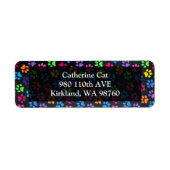 Farbenfrohe Paws (Vorne)