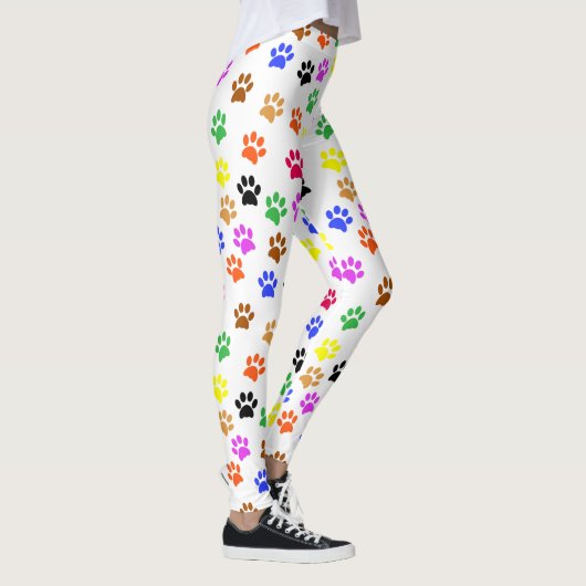 Farbenfrohe Paws Leggings (Rechts)