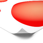 Farbenfrohe Paws Poster (Ecke)