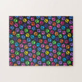 Farbenfrohe Paws Puzzle (Horizontal)
