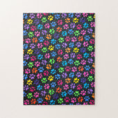 Farbenfrohe Paws Puzzle (Vertikal)