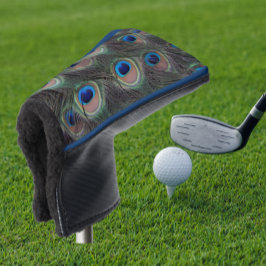 Farbenfrohe Peacock Feather Eyespot Muster Golf Headcover