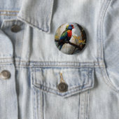 Farbenfrohe Perche: Ein Regenbogengitter im Baum Button (Beispiel)