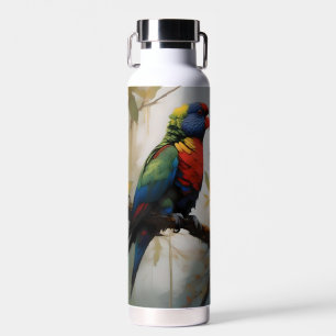 Farbenfrohe Perche: Ein Regenbogengitter im Baum Trinkflasche