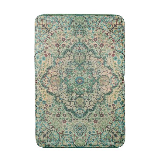 Farbenfrohe Perserrube Badematte (Vorderseite Vertikal)