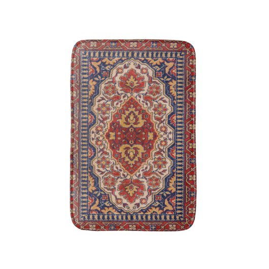 Farbenfrohe persische Rug Ethnic Motif Badematte (Vorderseite Vertikal)