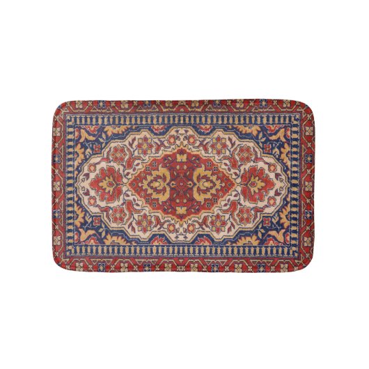 Farbenfrohe persische Rug Ethnic Motif Badematte (Vorderseite)