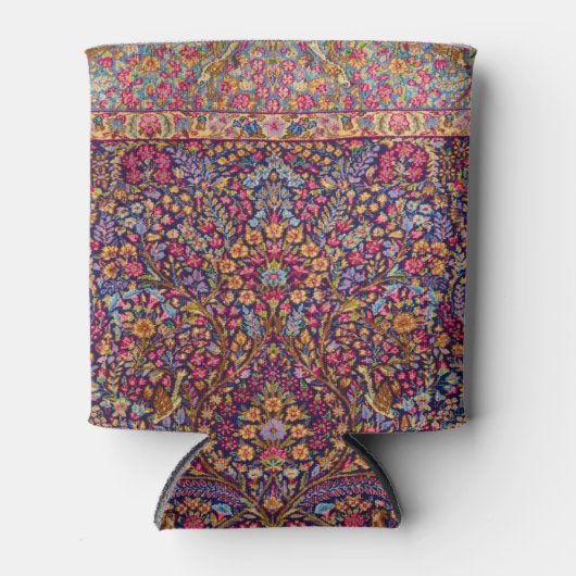 Farbenfrohe Persische Rug Pattern Dosenkühler (Vorderseite)