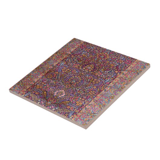 Farbenfrohe Persische Rug Pattern Fliese (Seite)