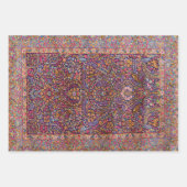 Farbenfrohe Persische Rug Pattern Geschenkpapier Set (Vorderseite)