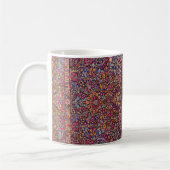 Farbenfrohe Persische Rug Pattern Kaffeetasse (Links)