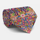 Farbenfrohe Persische Rug Pattern Krawatte (Gerollt)