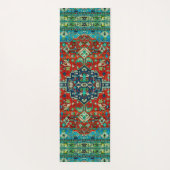 Farbenfrohe persische Teppichgestaltung 2 Yogamatte (Rückseite)