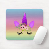 Farbenfrohe - Personalisierte Einhornwand Mousepad (Mit Mouse)