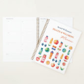 Farbenfrohe Personalisierte Gesundheit und Wohlbef Planer (Anzeige)