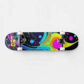 Farbenfrohe Personalisierte Skateboard (Horizontal)