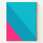 Farbenfrohe Personalisierte Teen Girl Notizblock (Rückseite)