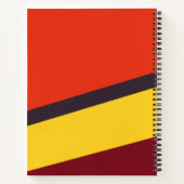 Farbenfrohe Personalisierte Teen Girl Notizblock (Rückseite)