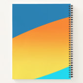 Farbenfrohe Personalisierte Teen Girl Notizblock (Rückseite)