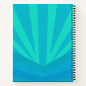 Farbenfrohe Personalisierte Teen Girl Notizblock (Rückseite)