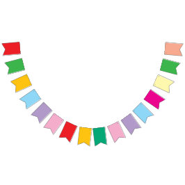 Farbenfrohe Personalisierte Weihnachtsdekorationen Wimpelkette