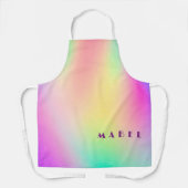 Farbenfrohe persönliche Gefärbte Krawatte Schürze (Vorderseite)