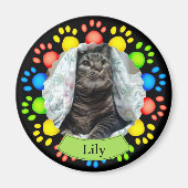 Farbenfrohe Pet Pad Drucke nach Maß Magnet (Vorne)