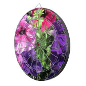 Farbenfrohe Petunias Dartscheibe (Vorderseite rechts)