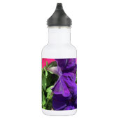 Farbenfrohe Petunias Edelstahlflasche (Rechts)