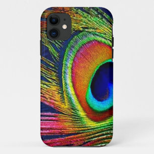 Farbenfrohe Pfauenfeder Case-Mate iPhone Hülle