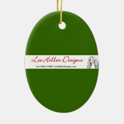 Farbenfrohe PfauenFedern drucken Keramik Ornament (Hinten)