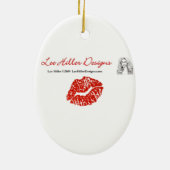 Farbenfrohe PfauenFedern drucken Keramikornament (Hinten)