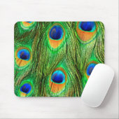 Farbenfrohe PfauenFedern drucken Mousepad (Mit Mouse)