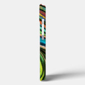 Farbenfrohe Pfauenfeuervogel Feather Painting Case-Mate iPhone Hülle (Rückseite / Links)