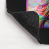 Farbenfrohe Pferde Pferderückfahrt Pferdefreunde f Mousepad (Ecke)