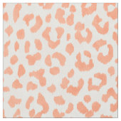 Farbenfrohe, pfirsichfarbene, orange-beige Druckmu Stoff (Nahaufnahme)