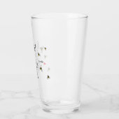 Farbenfrohe Pflanze und Hummelfarben Glas (Links)
