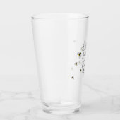 Farbenfrohe Pflanze und Hummelfarben Glas (Rechts)