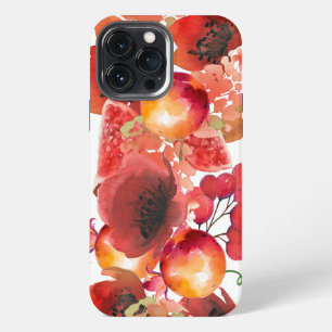 Farbenfrohe Pflaumen, Obst und Beeren iPhone 13 Pro Max Hülle