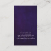 Farbenfrohe Phoenix Bird Visitenkarte (Rückseite)