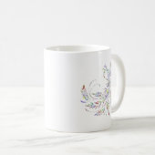Farbenfrohe Phoenix-Tasse Kaffeetasse (VorderseiteRechts)