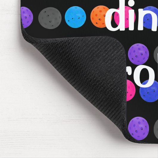 Farbenfrohe Pickleback mit lustigem Zitat Mousepad (Ecke)