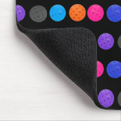 Farbenfrohe Pickleball Mousepad (Ecke)