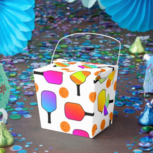 Farbenfrohe, pickleball Paddles, orange Pickleball Geschenkschachtel (Party)