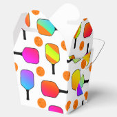 Farbenfrohe, pickleball Paddles, orange Pickleball Geschenkschachtel (Geöffnet)