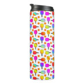 Farbenfrohe, pickleball Paddles, orange Pickleball Thermosbecher (Nach rechts gedreht)