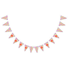 Farbenfrohe, pickleball Paddles, orange Pickleball Wimpelkette