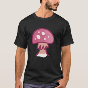 Farbenfrohe Pilze auf Wiese Comic Grafik für Männe T-Shirt