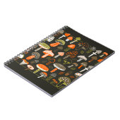 Farbenfrohe Pilze: Feenkollektion Notizblock (Linke Seite)